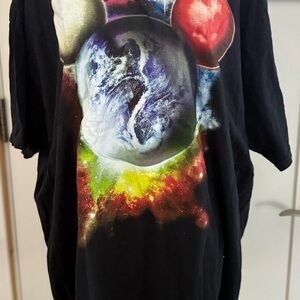 Disney Mickey Planetary Black Graphic Tee